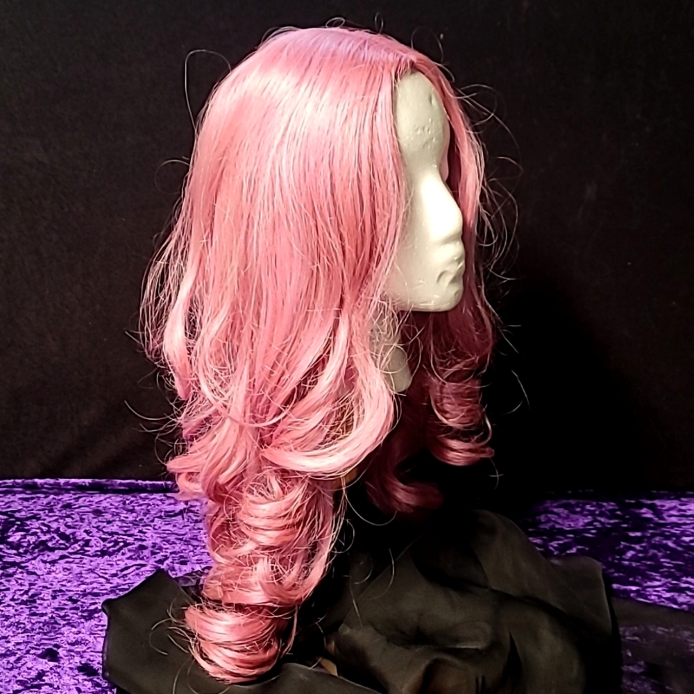 Light Pink Purple Wig